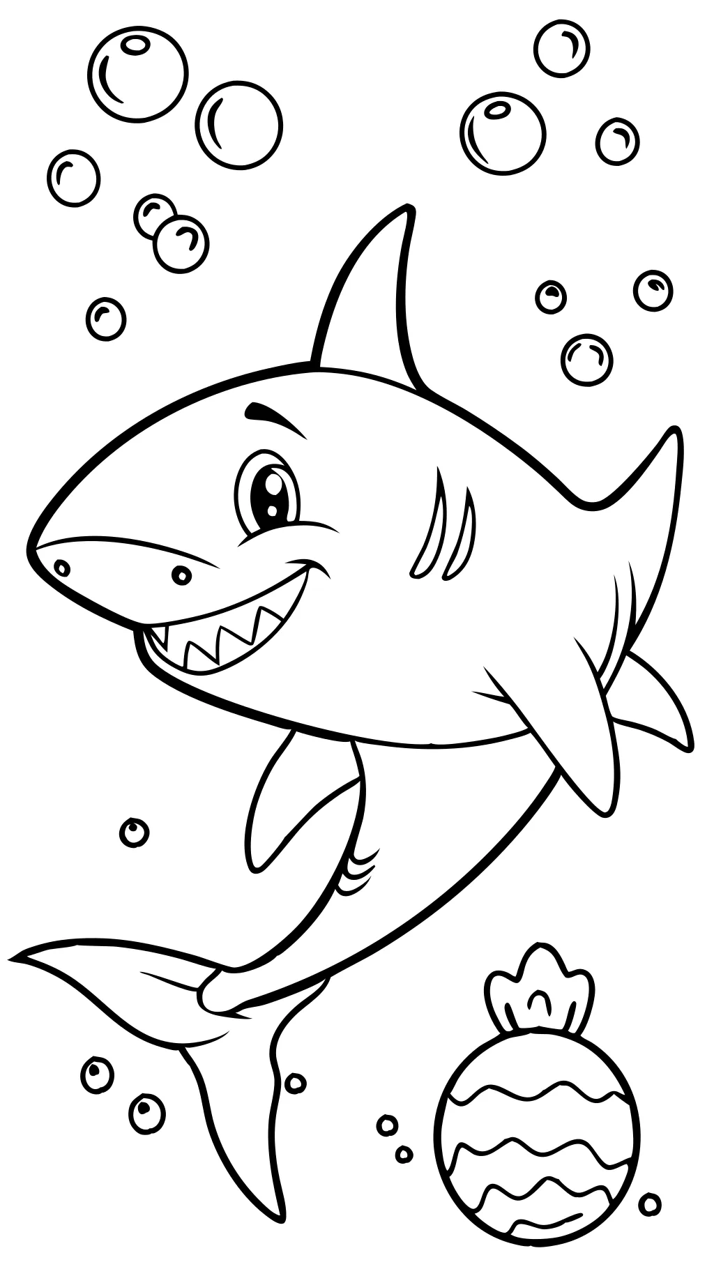 coloring pages sharks